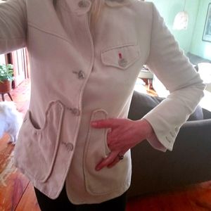 Levis Kahki Cream Blazer, Riding Jacket, size 8 M